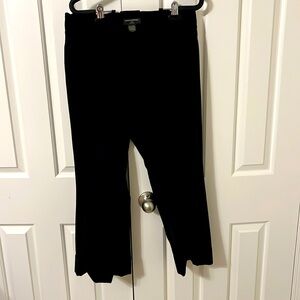 Banana Republic wool stretch black capris